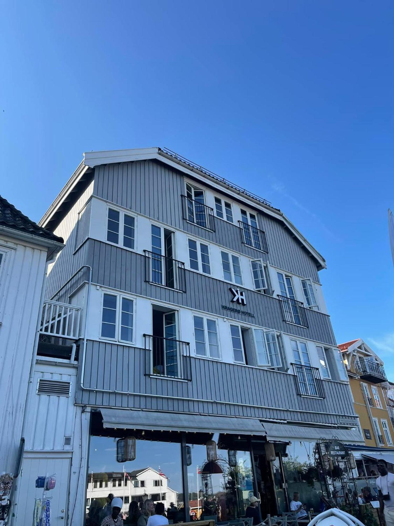 Kragero Hotell Exterior foto